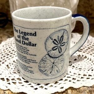 The Legend of the Sand Dollar Mug Made in Japan Like New